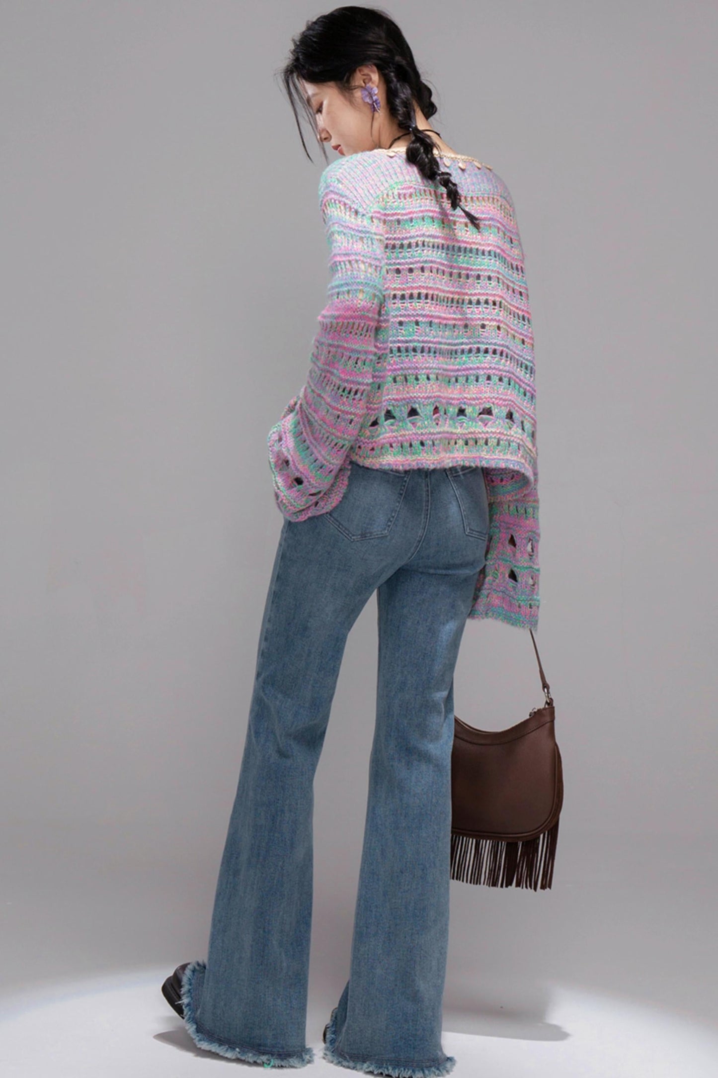 Shaping Blue Flared Jeans