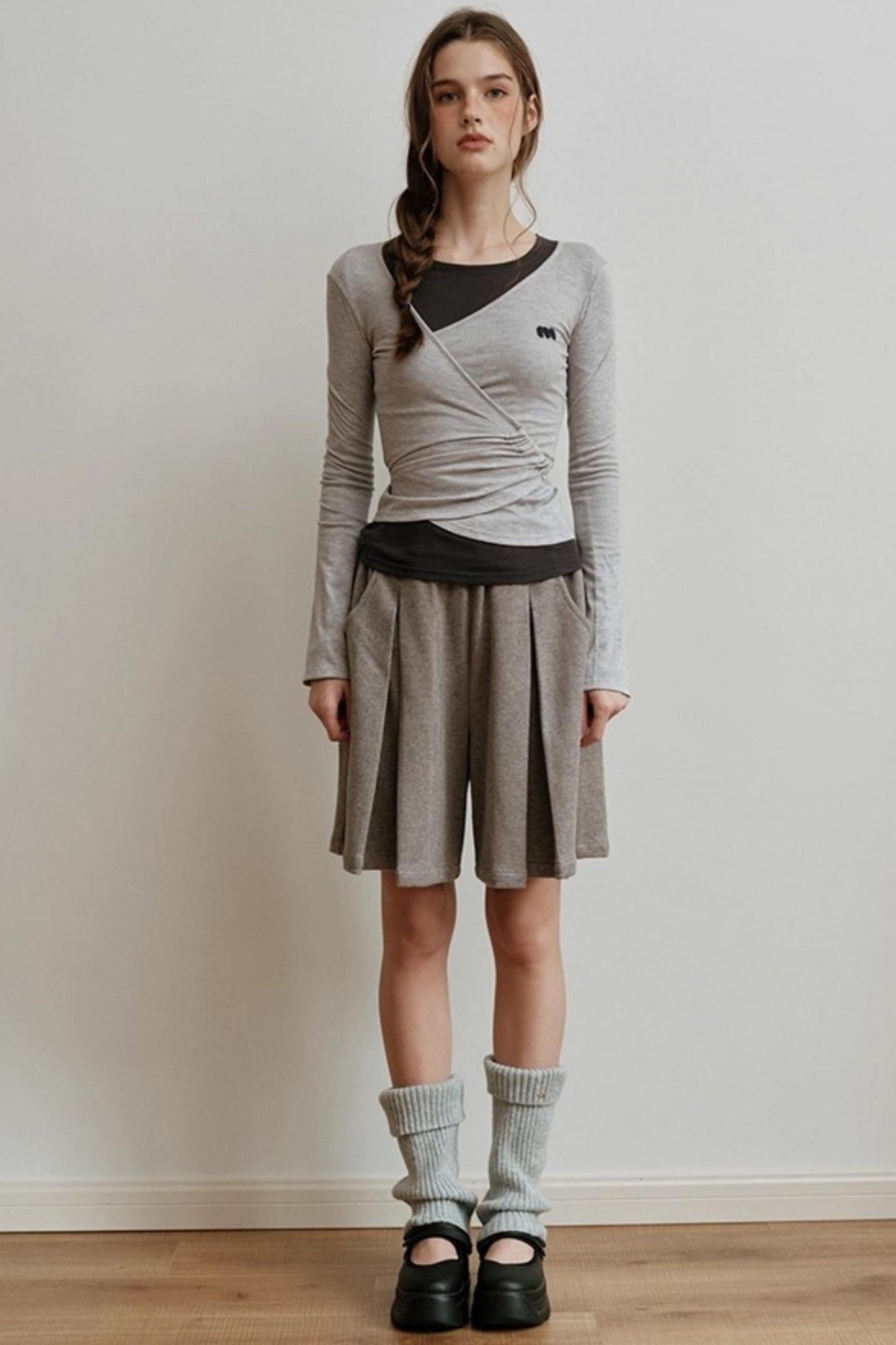 Gold Label Knitted Wool Blend Calf Socks