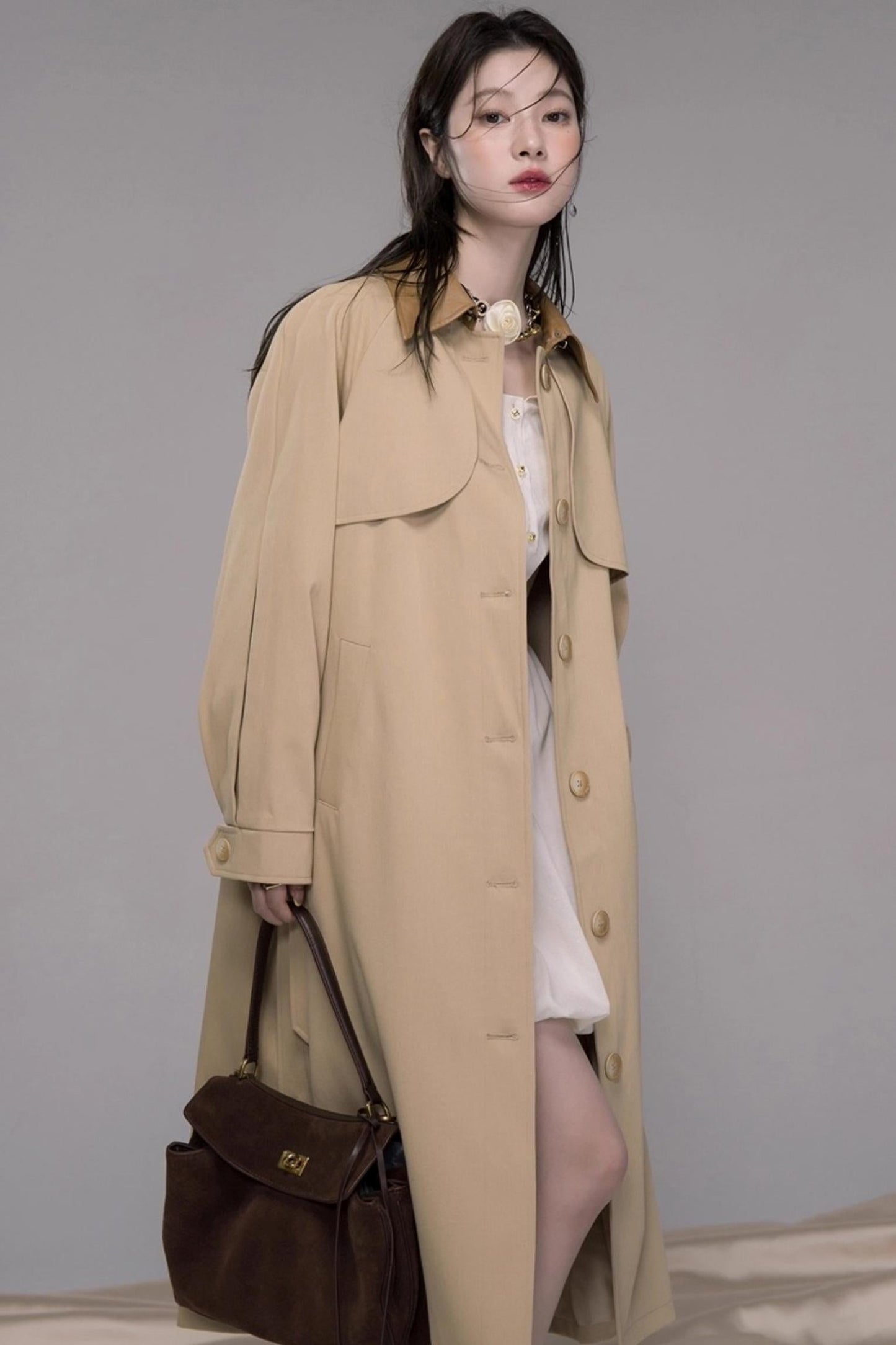 Nuansha Custom Wool Long Coat