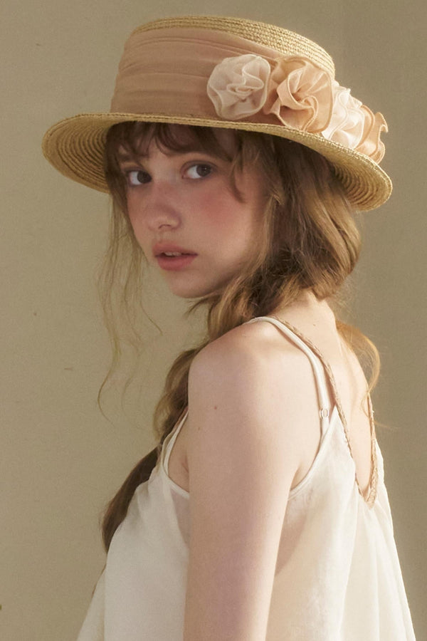 Vintage Raffia Sun Hat