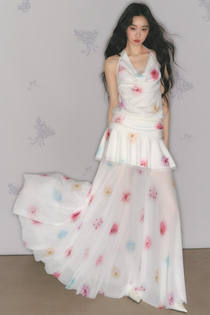 Breeze Lace Swing Skirt Set-Up