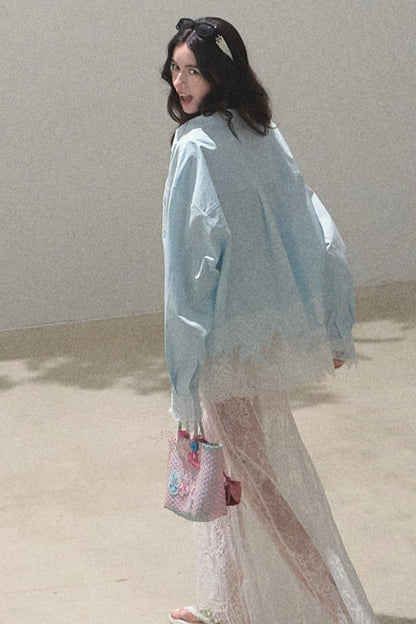 Spring Sea Lace Shirt