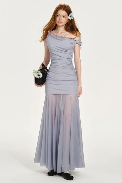 French Collar Fishtail Dress