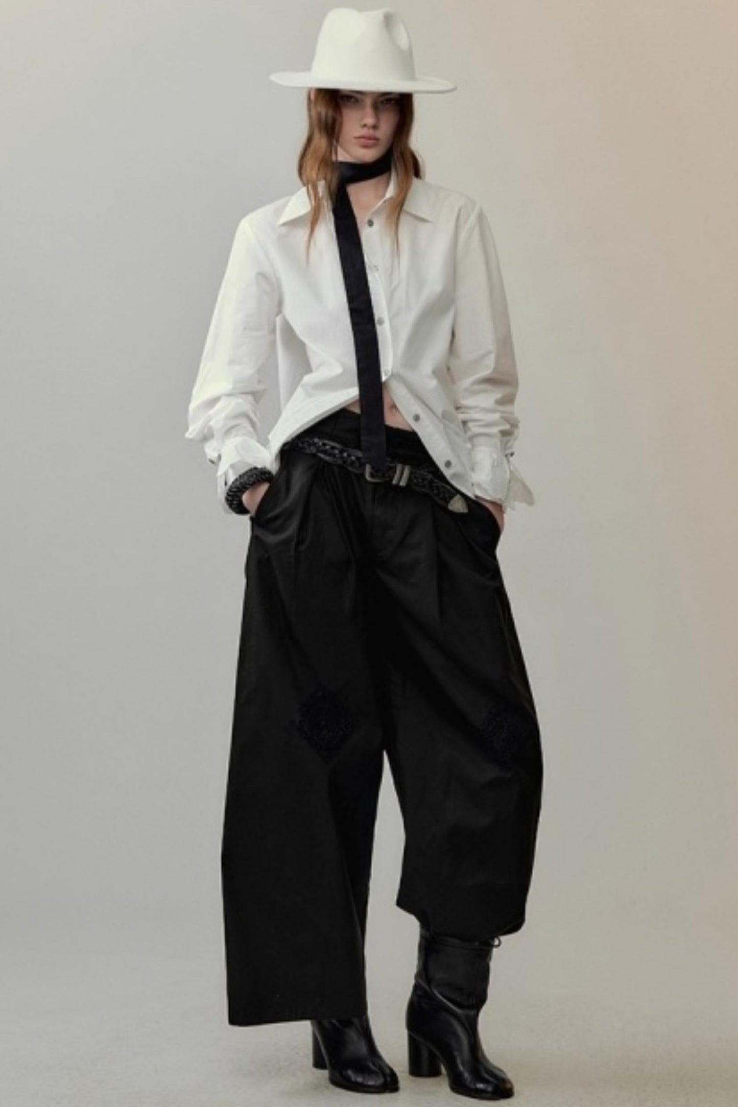 Lace Floral Embroidery Shirt Set-Up