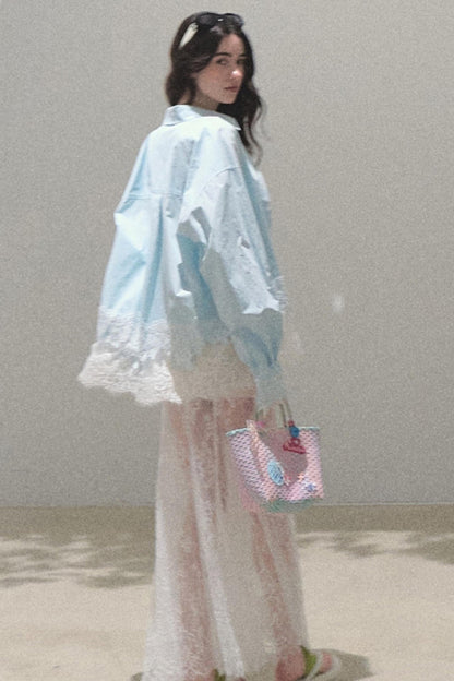 Spring Sea Lace Shirt