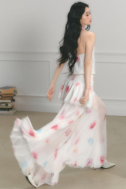 Breeze Lace Swing Skirt Set-Up