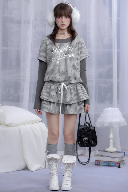 Star Falls Hooded Dress