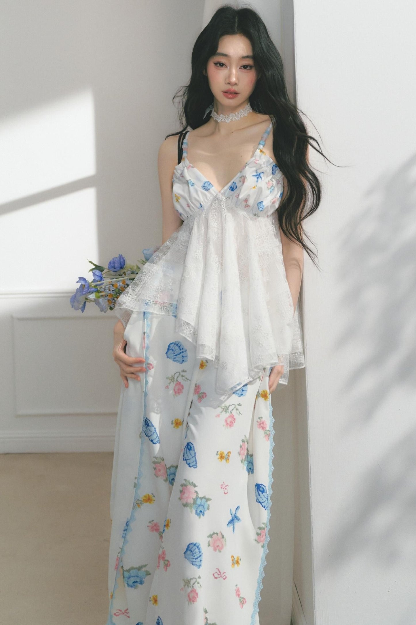 Dream Lace Wide-Leg Pants