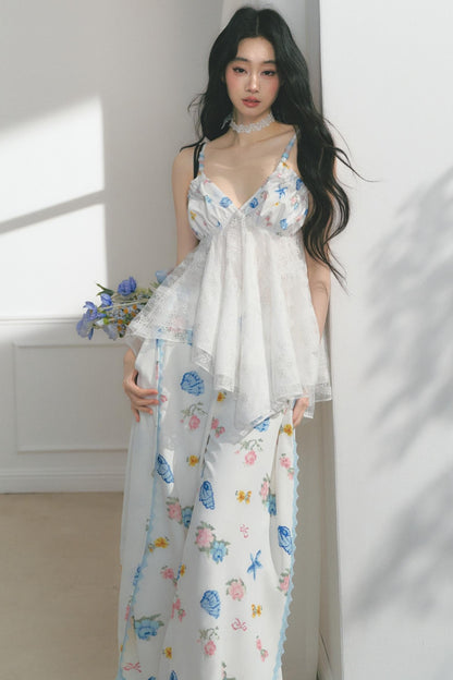 Dream Lace Wide-Leg Pants