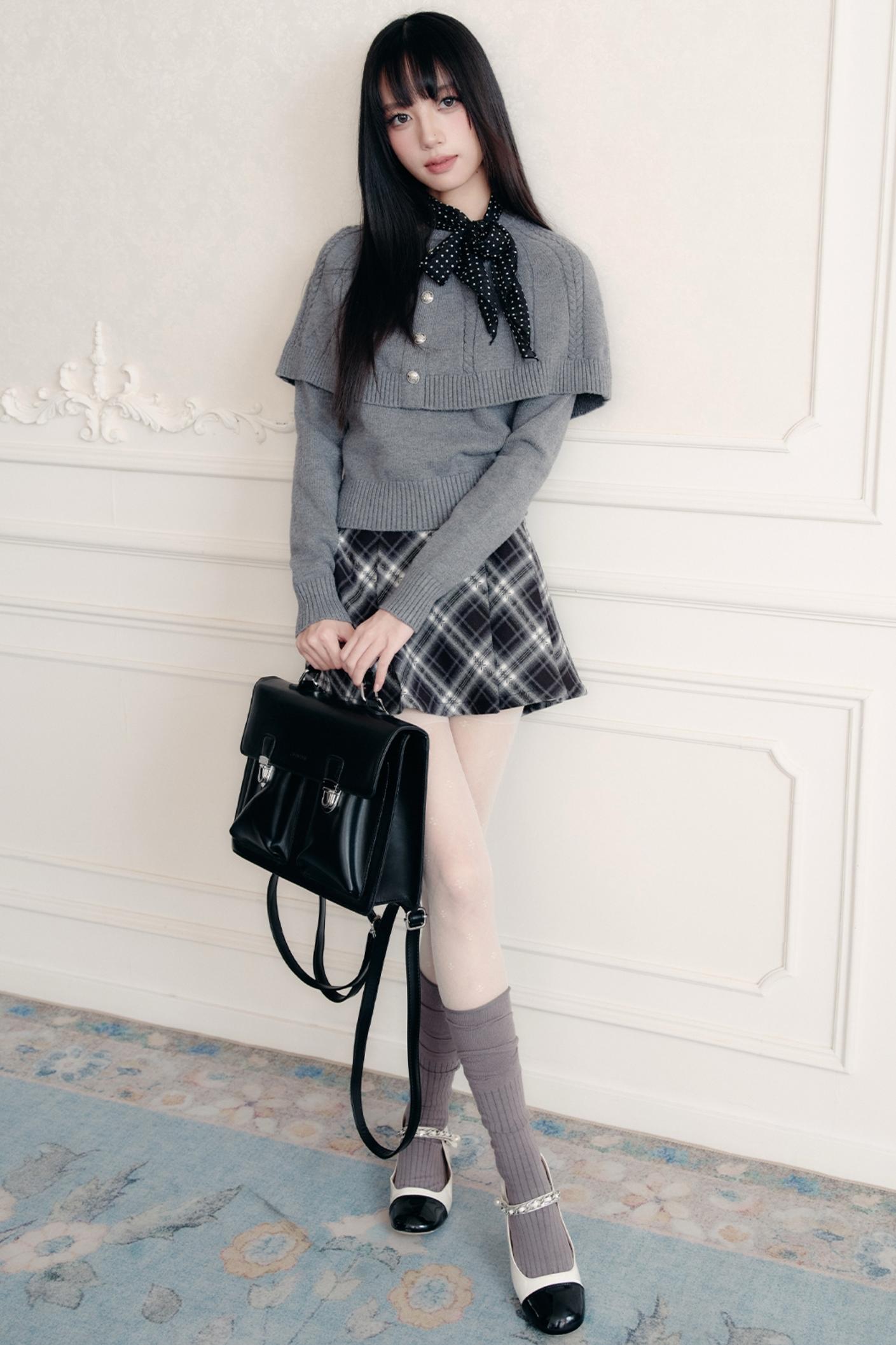 Fake Two Piece Knit Sweater Top