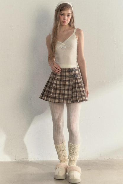 Wool Blend Crochet Layered Woolen Socks