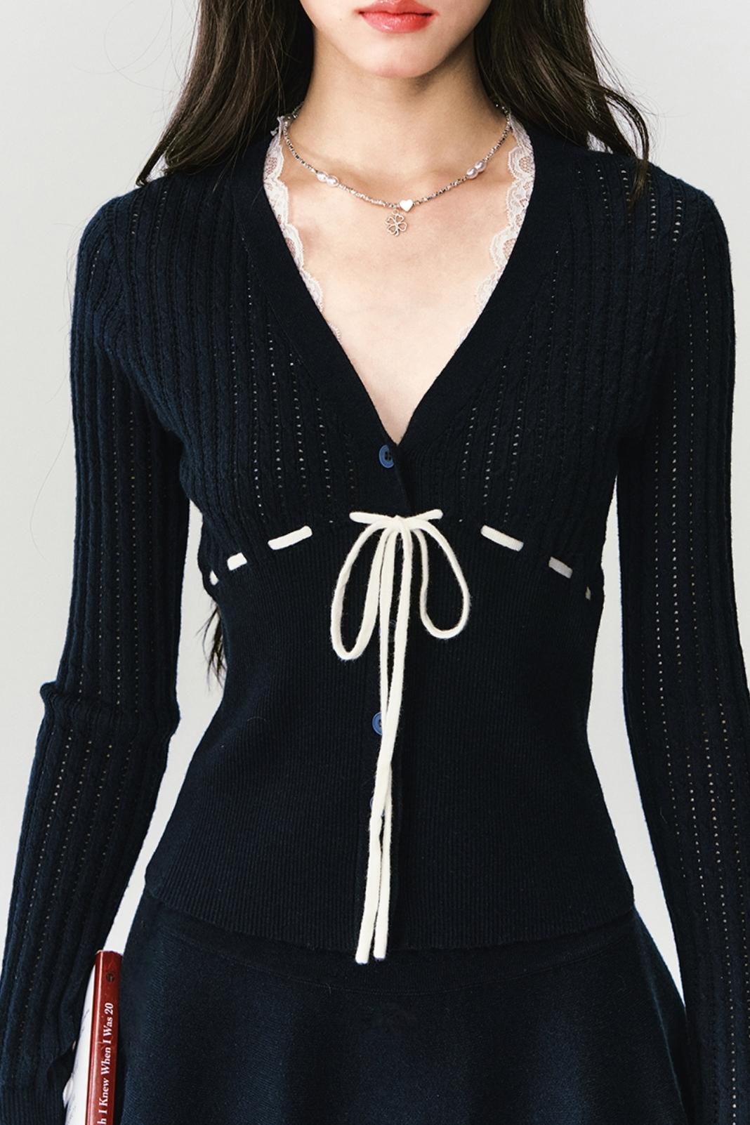 Pleated Knit Skirt & Top Set-Up