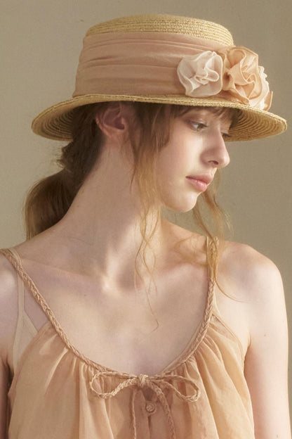 Vintage Raffia Sun Hat