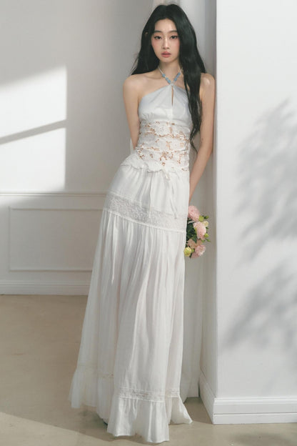 Morning Ruffled Lace Skirt