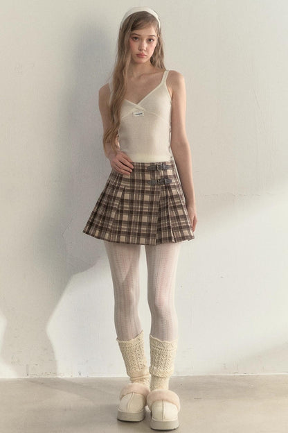 Miu Wool Knitted Layered Camisole