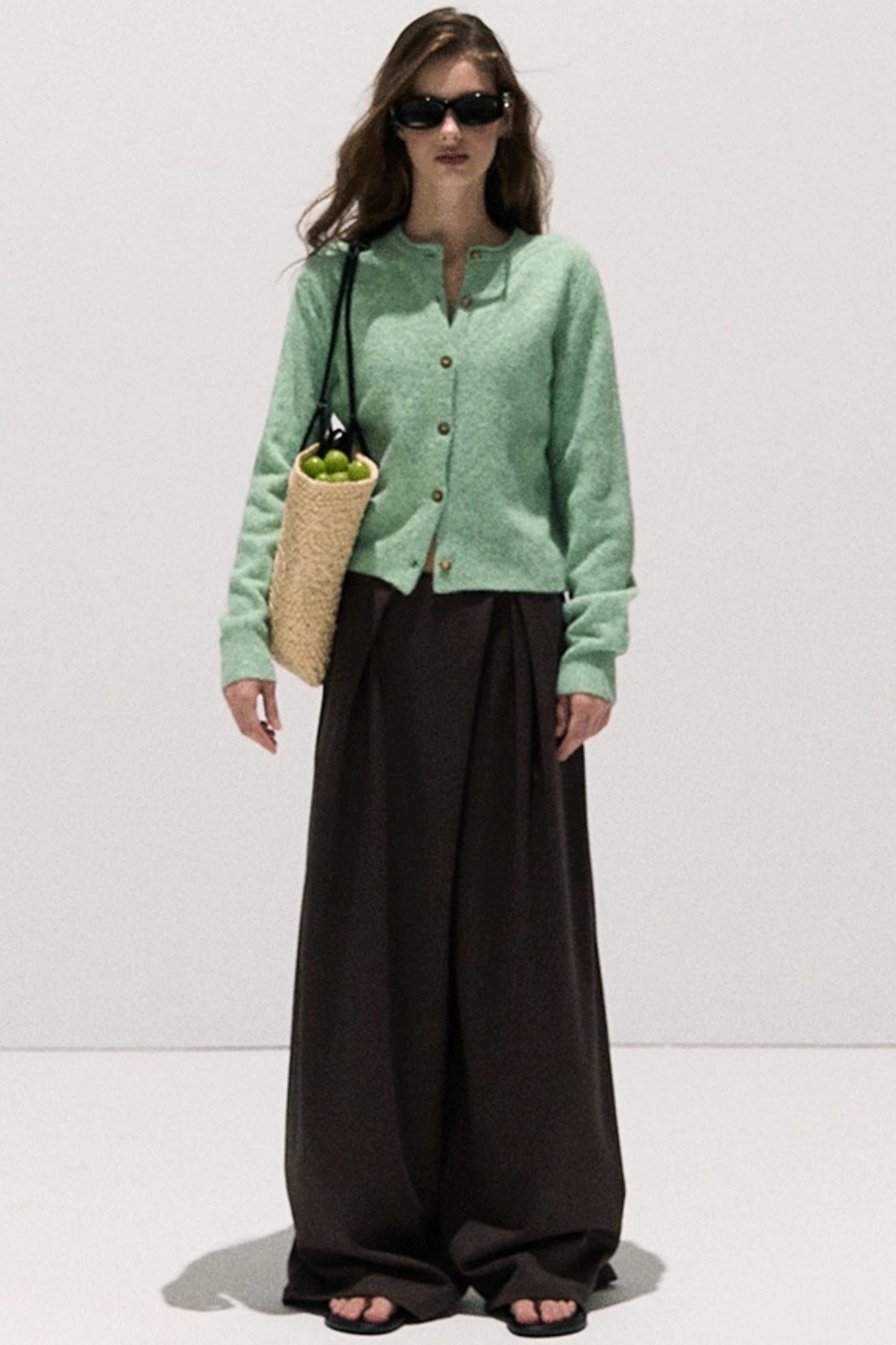 Vintage Wool Crewneck Cardigan