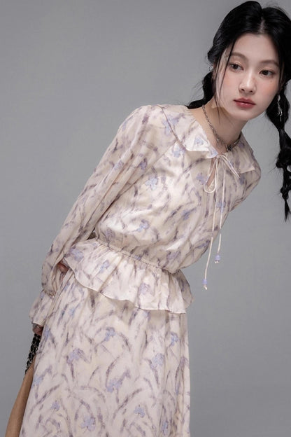 Lotus Leaf Rhythm Mist Dress