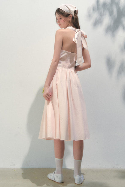 Island V-Neck Halter Dress