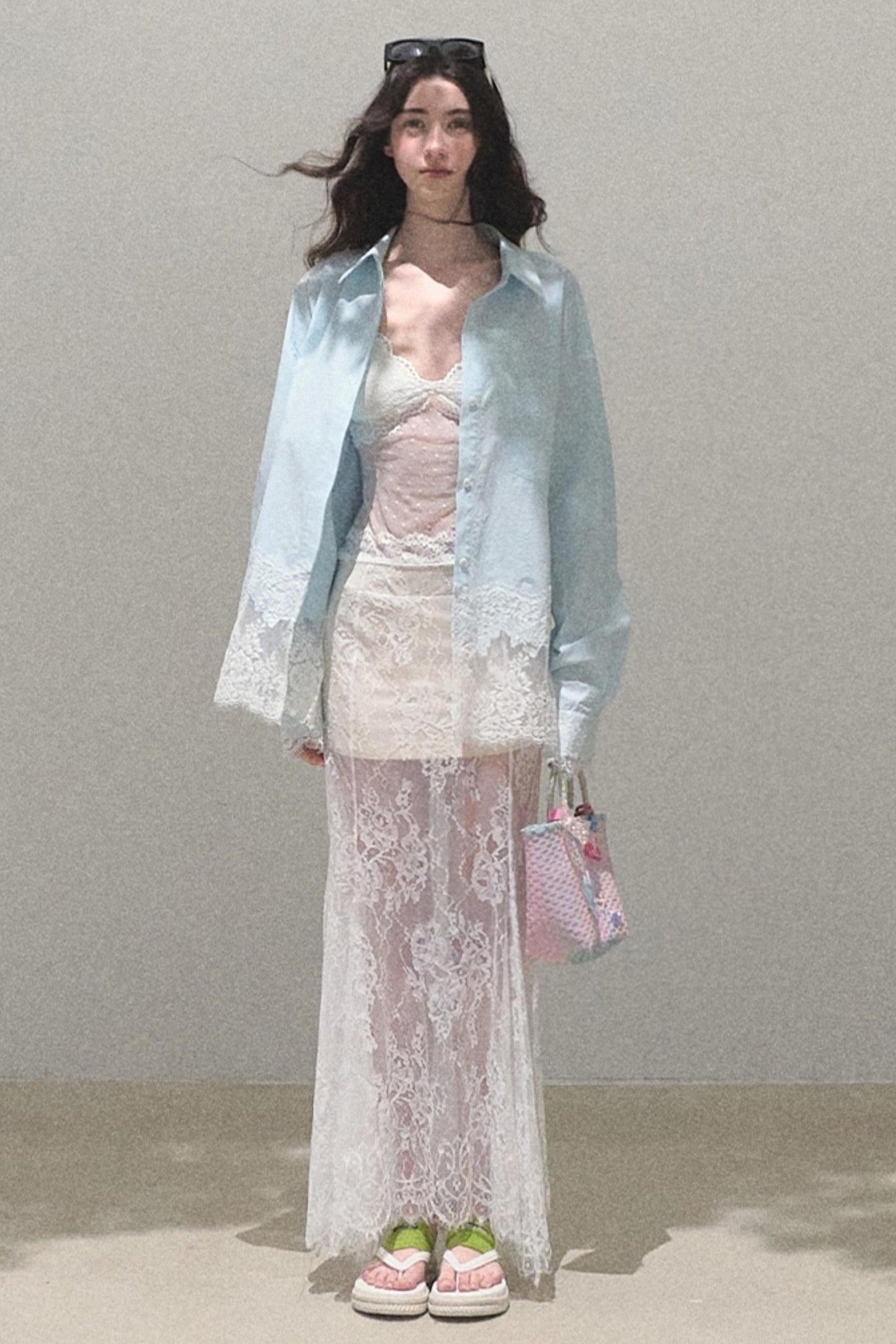 Spring Sea Lace Shirt