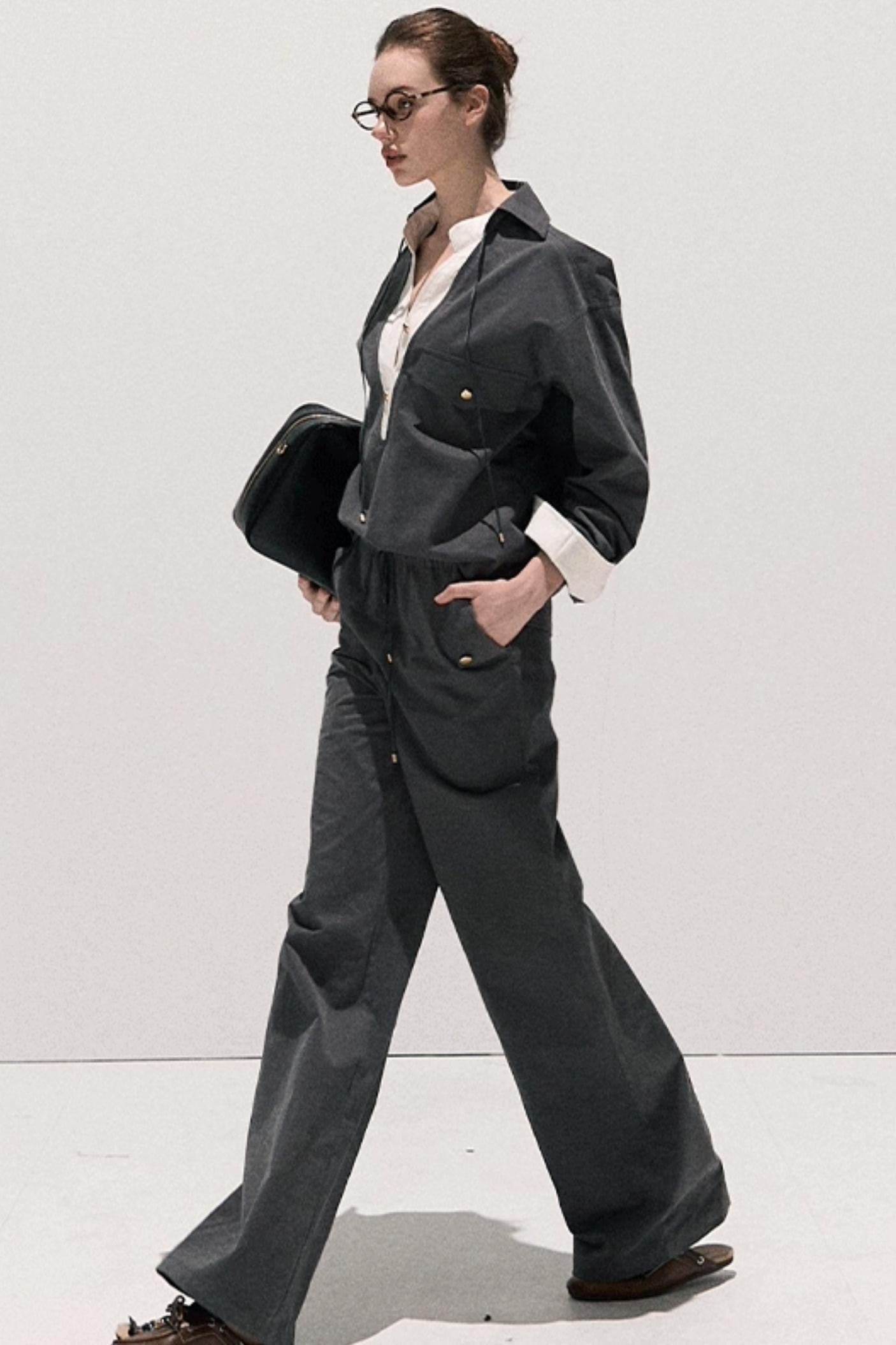 High Contrast Cotton Two-Piece Set-Up