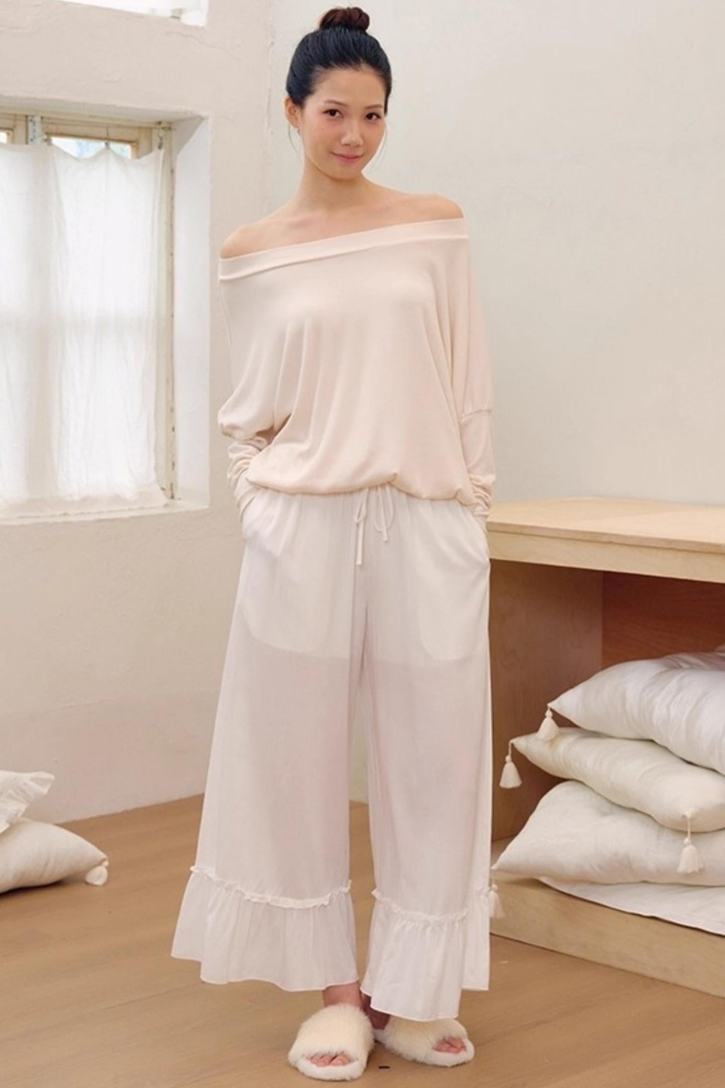 Cotton Long-Sleeved T-Shirt