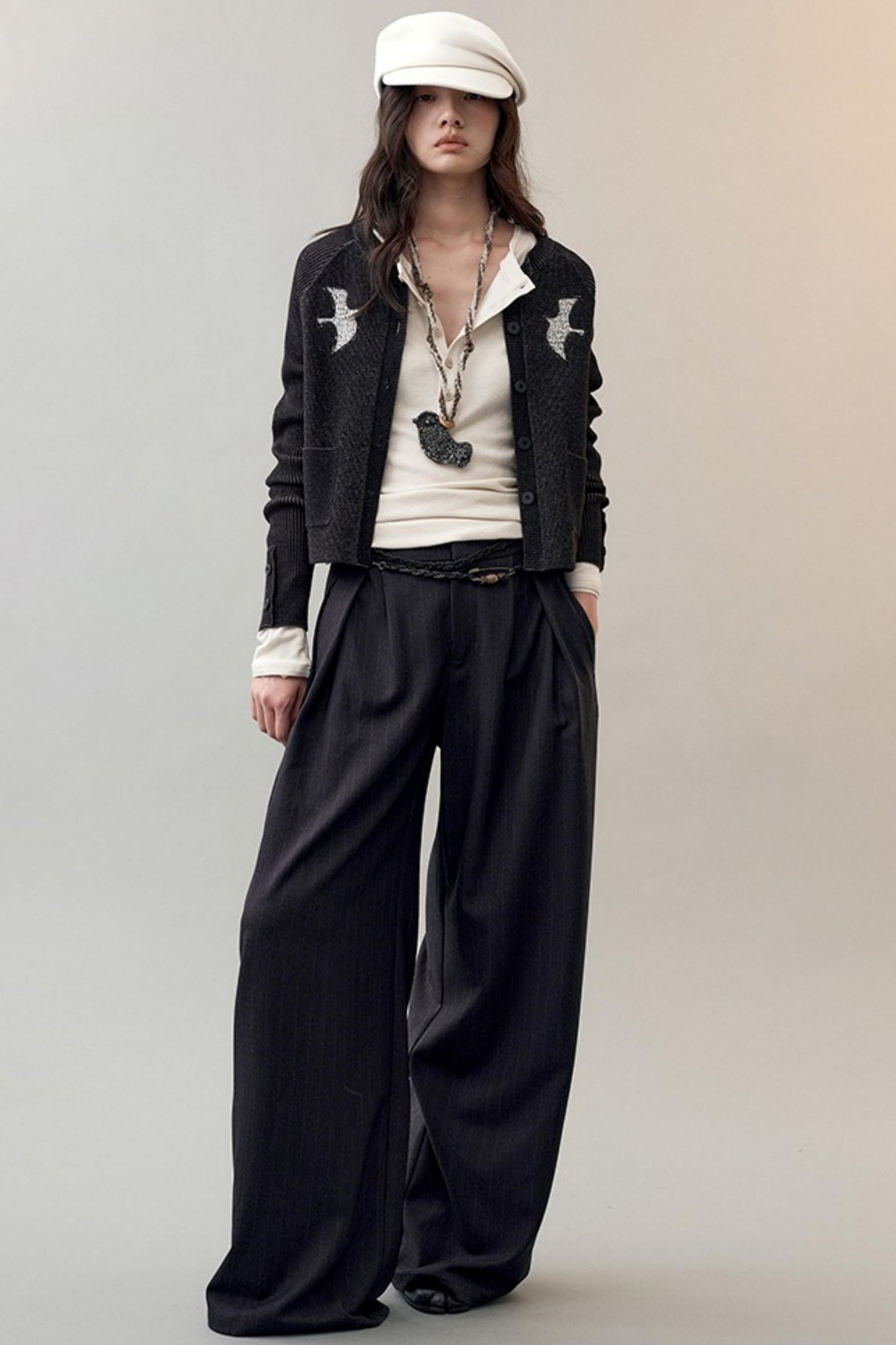 Feather Shadow Stars Slim T-Shirt