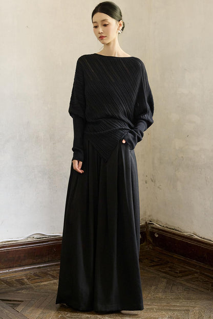 Slimming Wide-leg Pants