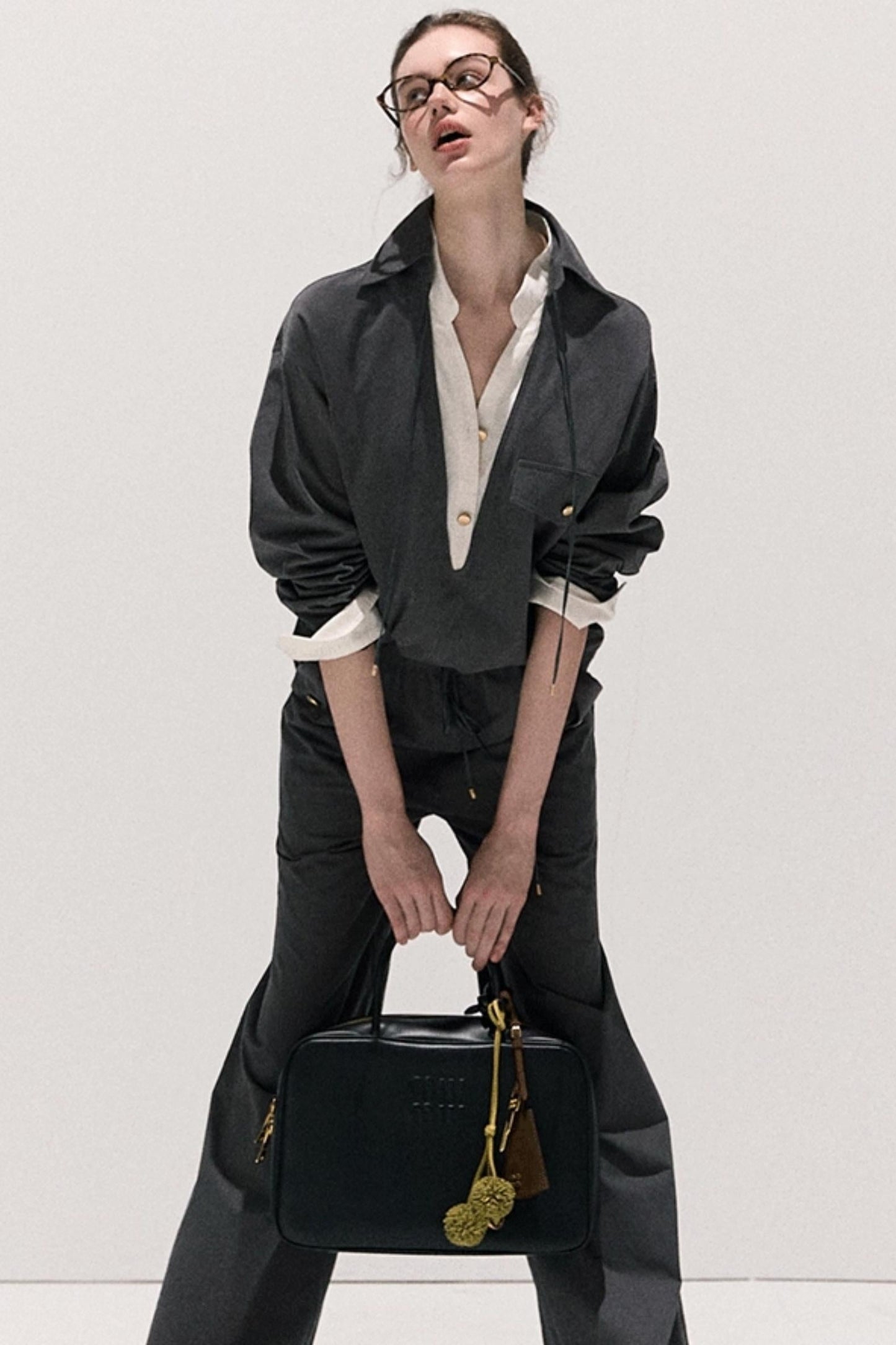 High Contrast Cotton Two-Piece Set-Up