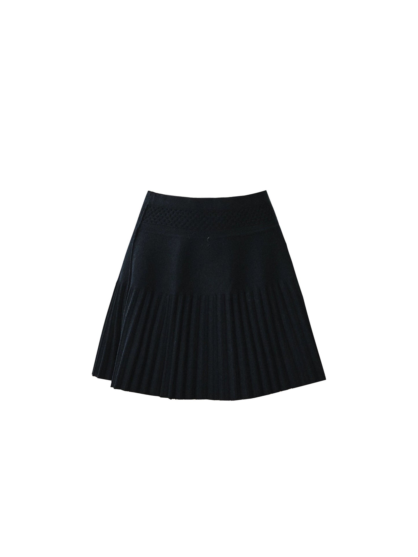 Pleated Knit Skirt & Top Set-Up