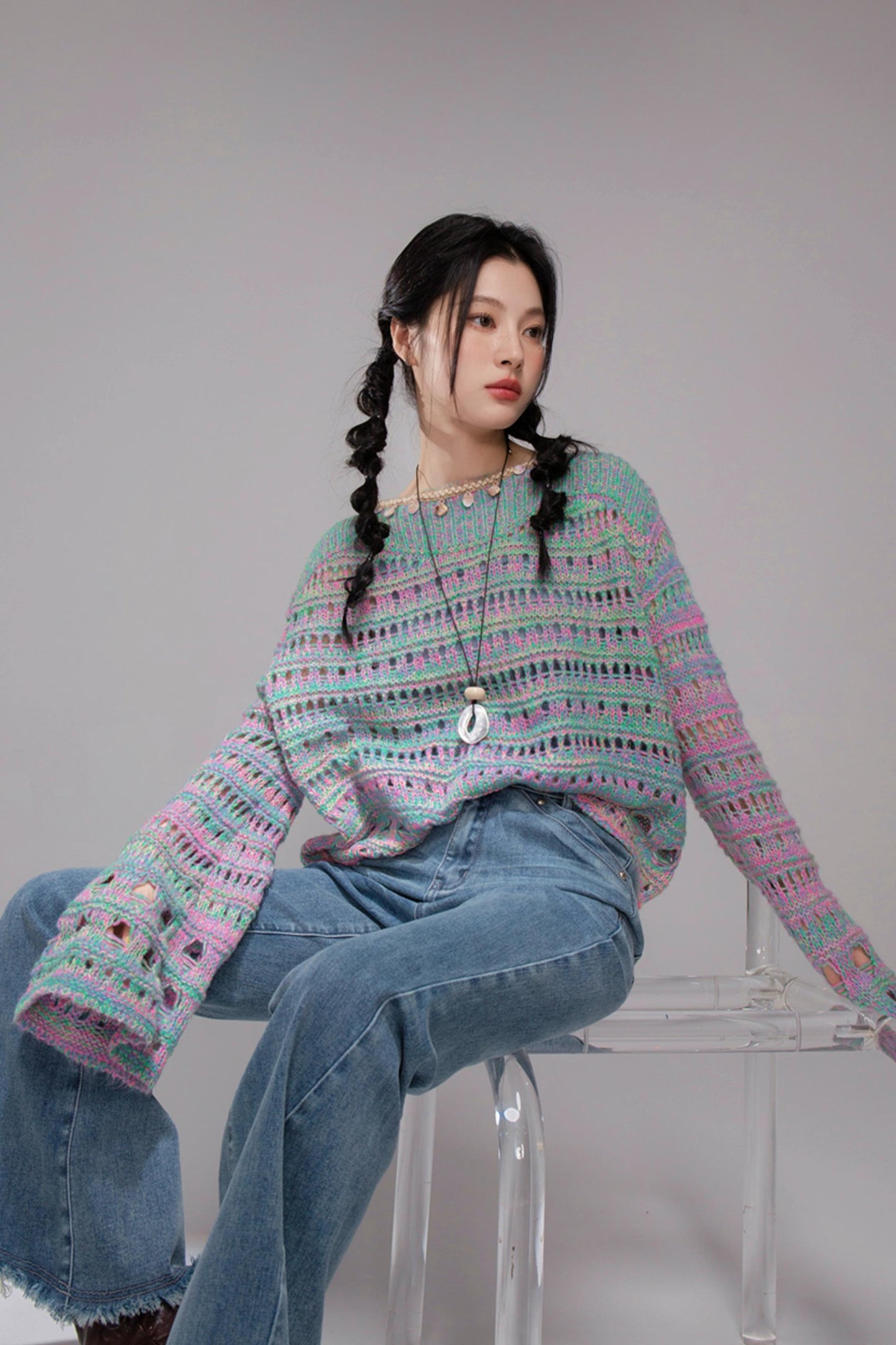 Shaping Blue Flared Jeans