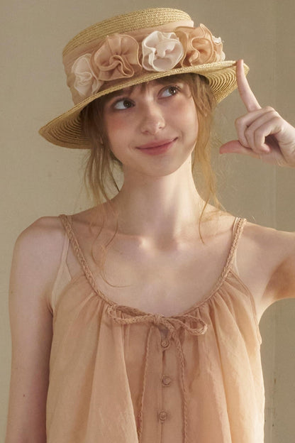 Vintage Raffia Sun Hat
