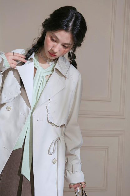 Silhouette Pine Short Trench Coat