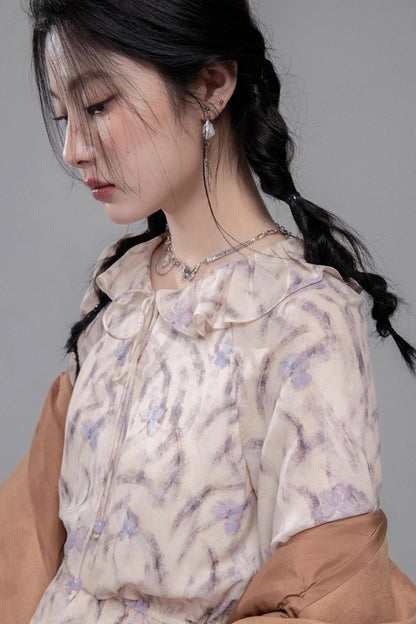 Lotus Leaf Rhythm Mist Dress