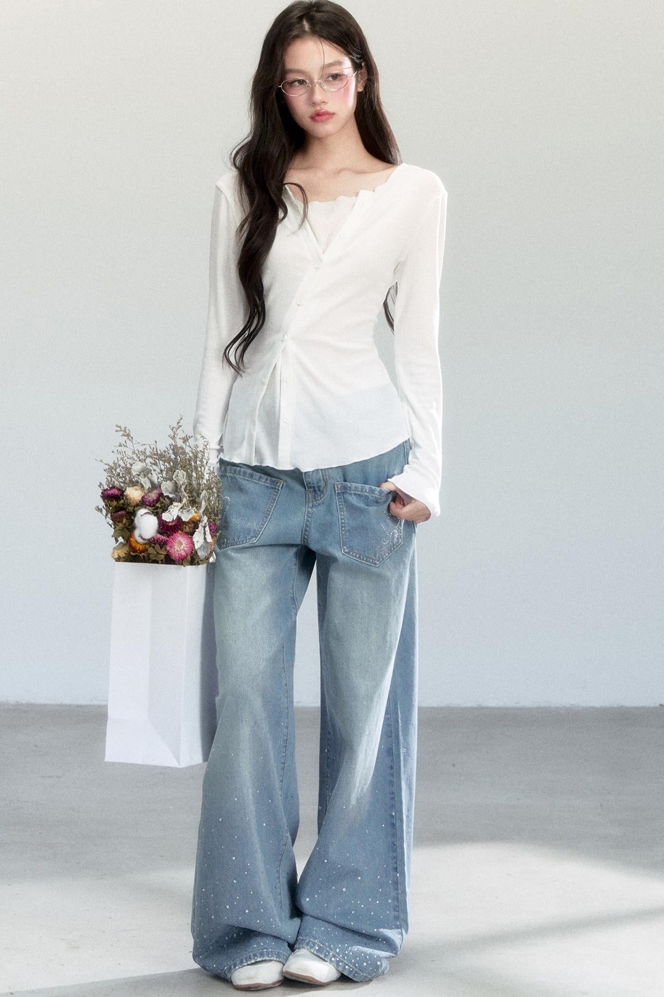 Fragile Layering Knitwear Top