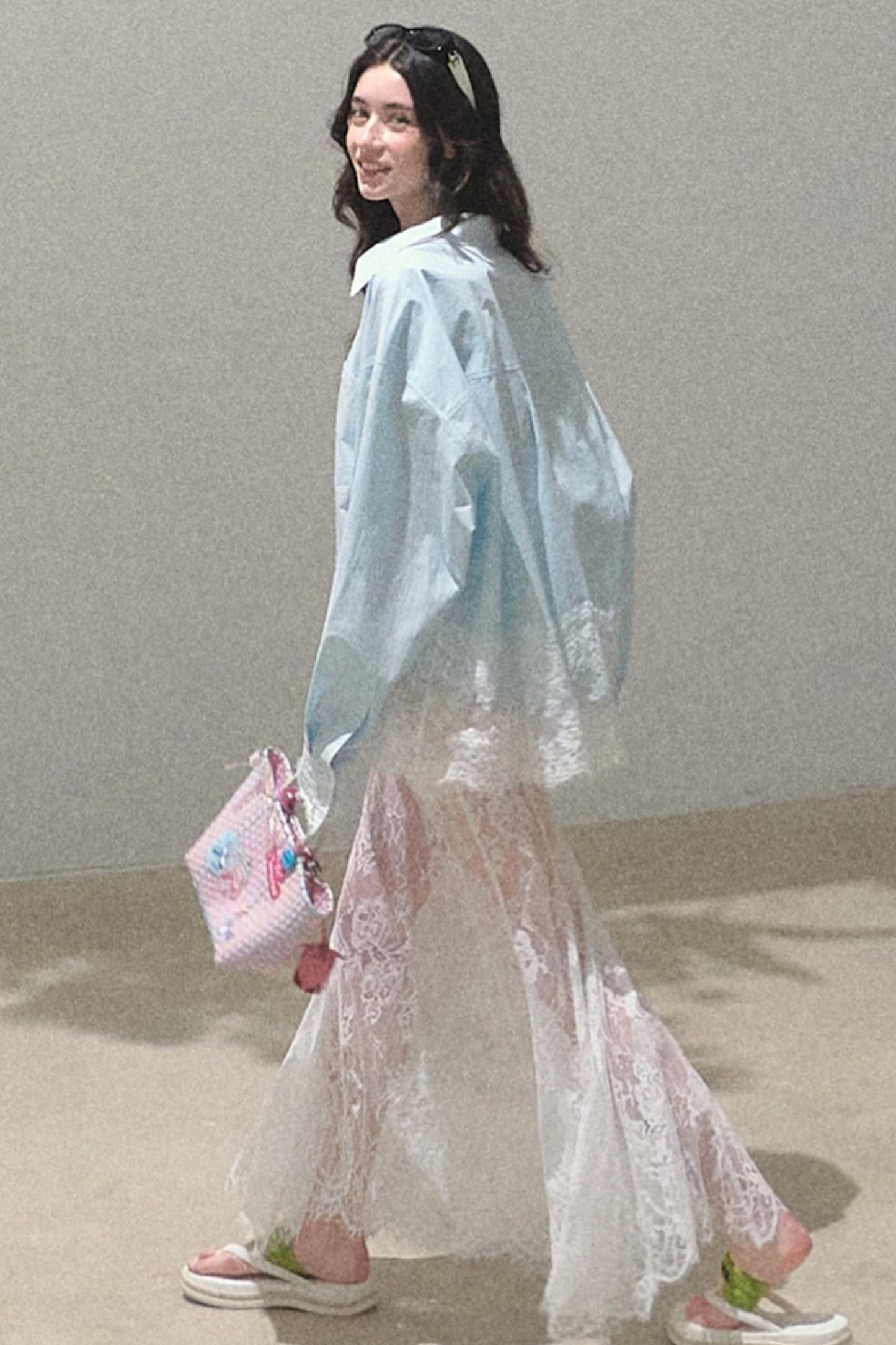 Spring Sea Lace Shirt