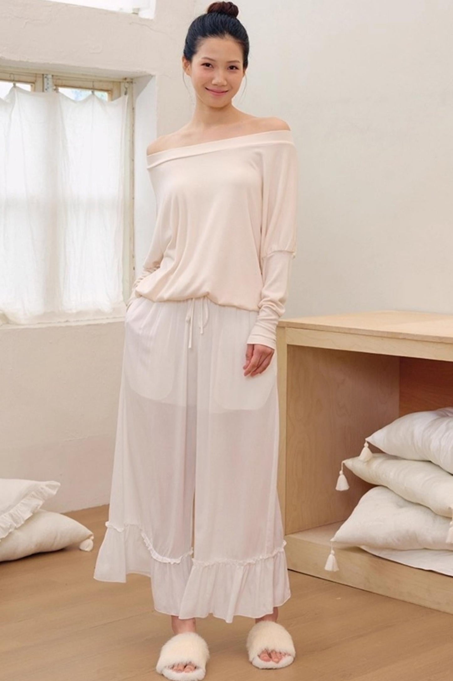 Cotton Long-Sleeved T-Shirt
