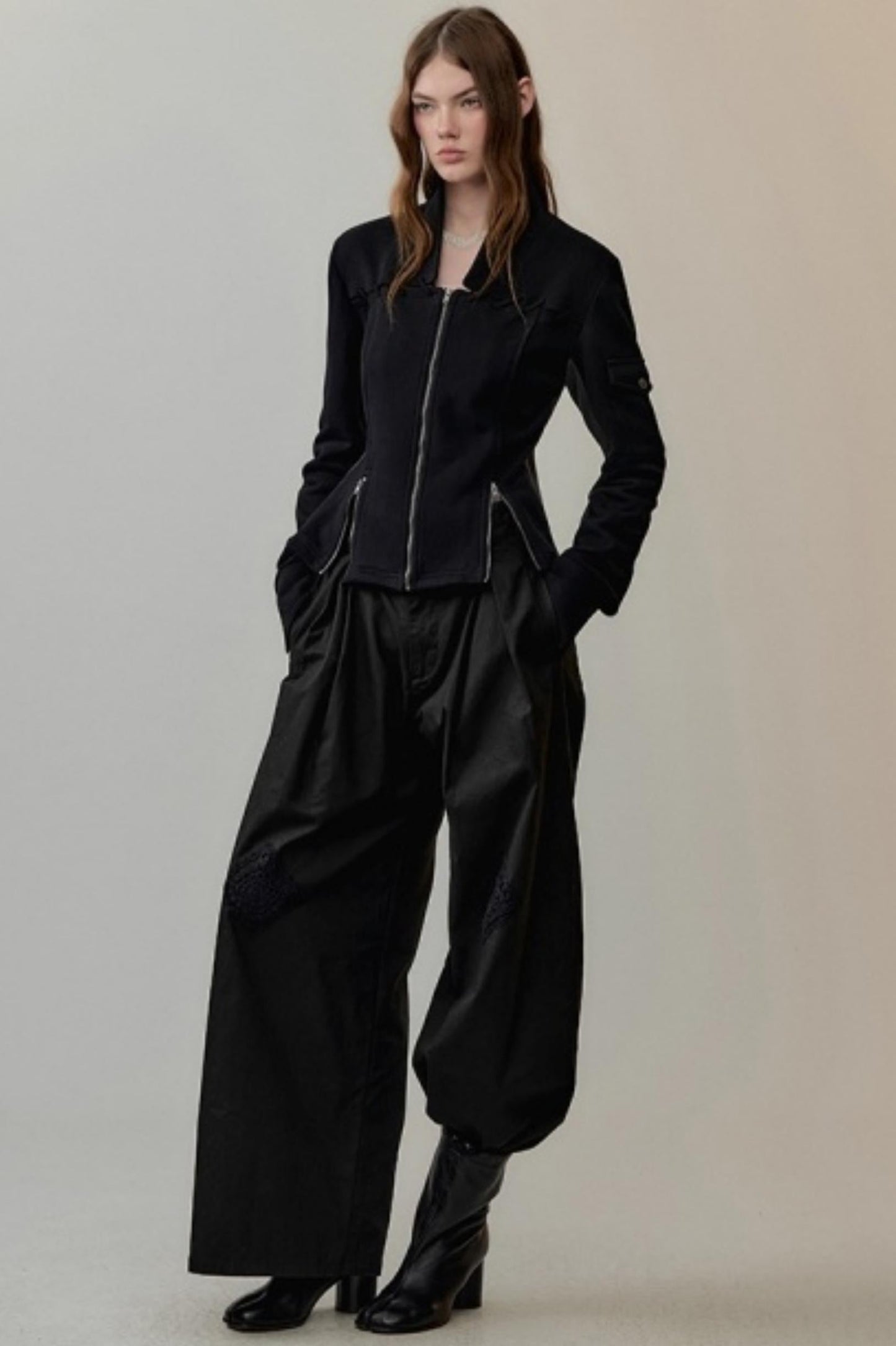 Velvet Rope Suede Sweatshirt