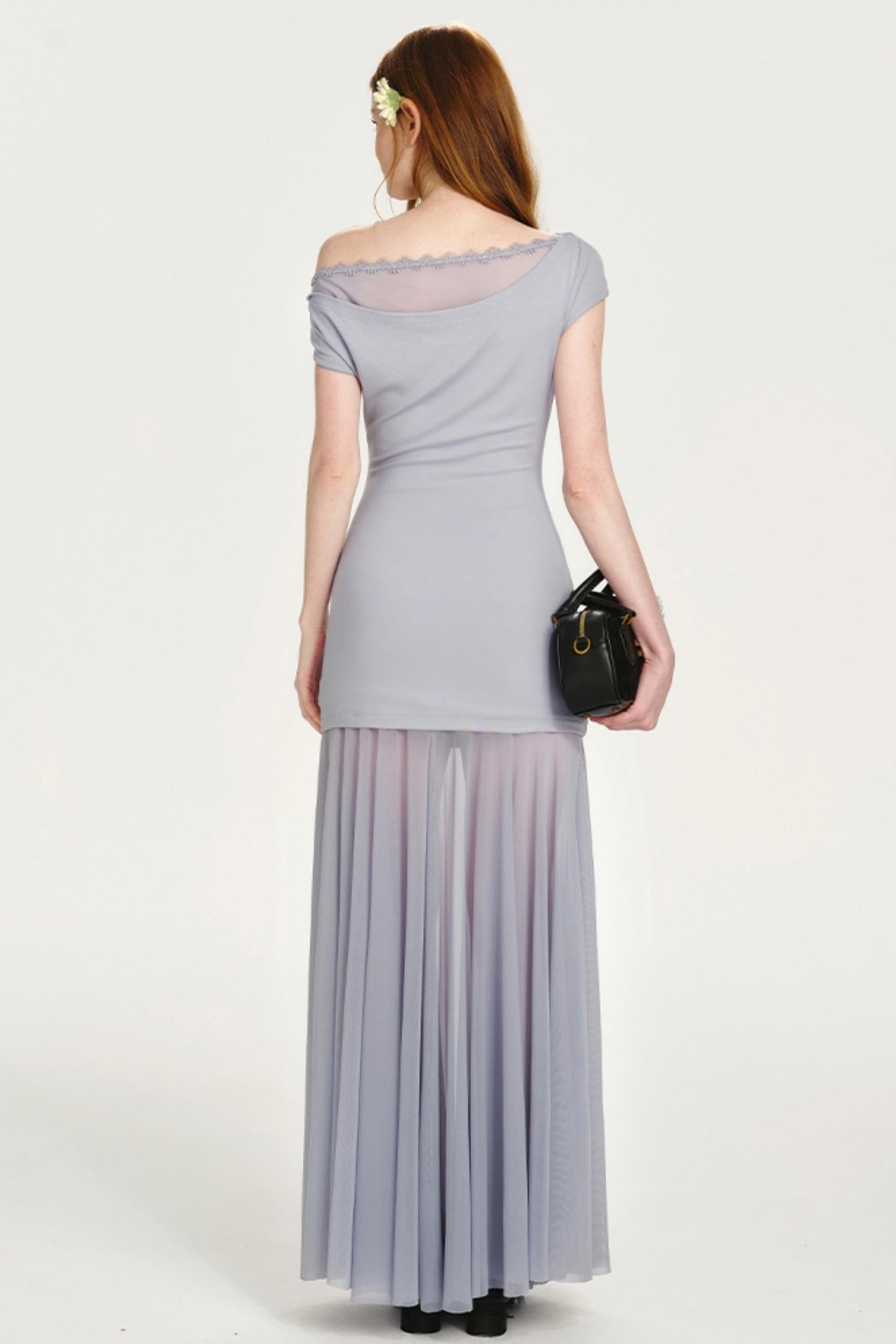 French Collar Fishtail Dress