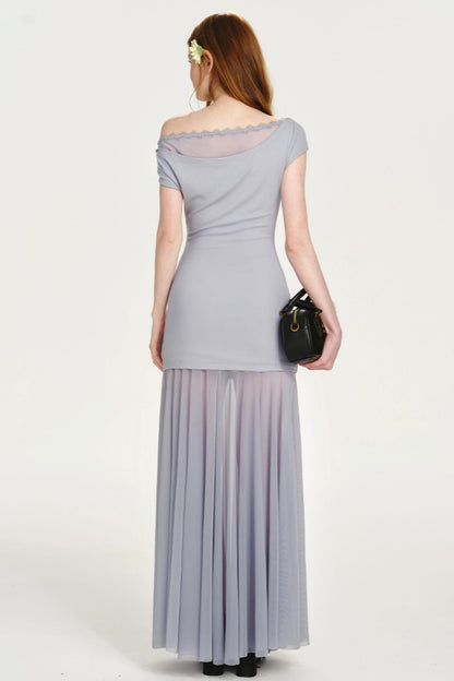 French Collar Fishtail Dress