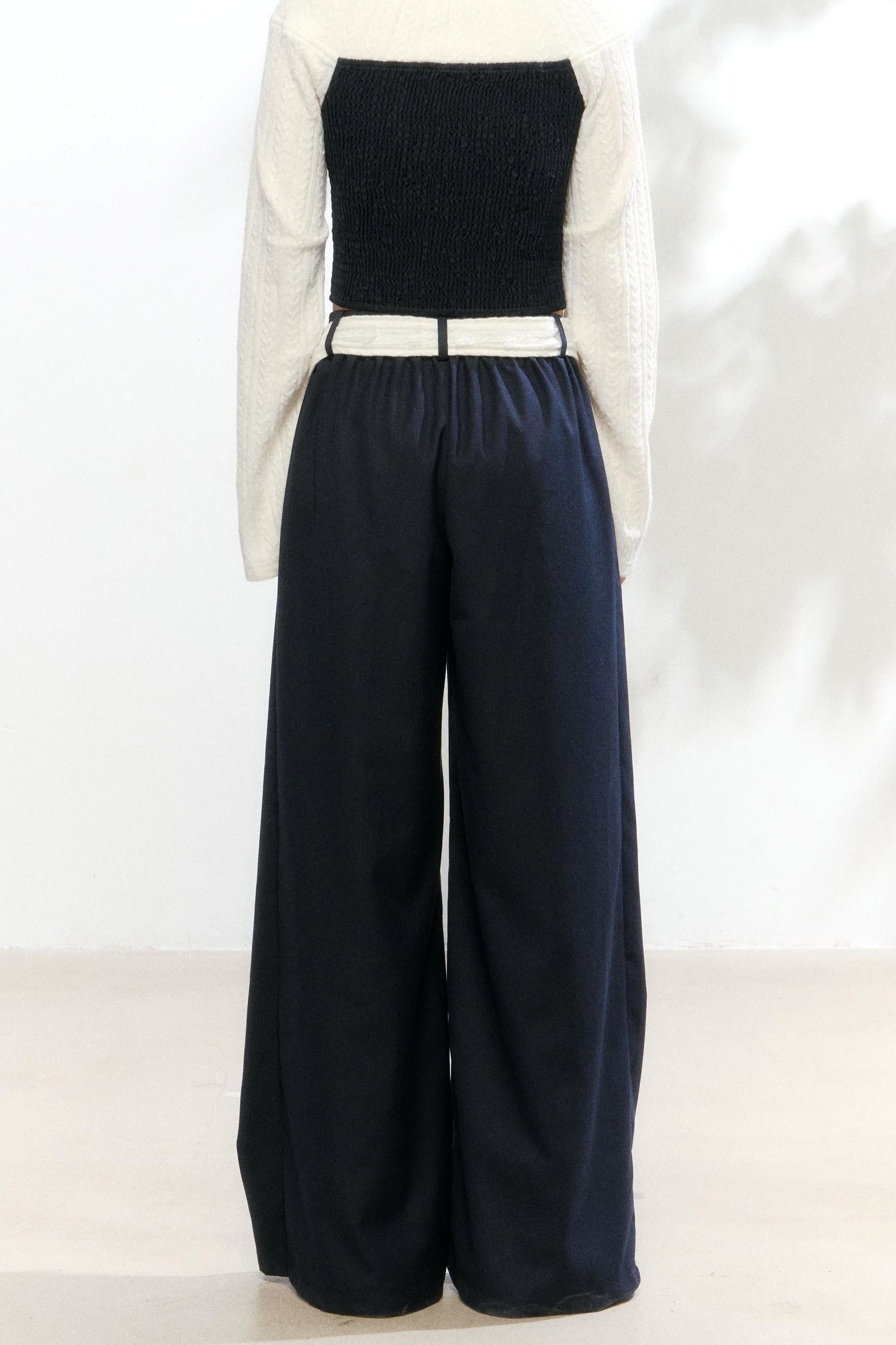 Lace Belted Slacks