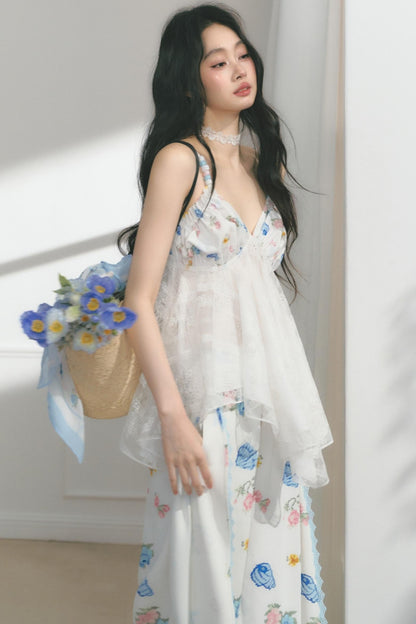 Dream Lace Wide-Leg Pants