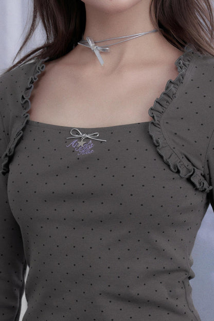 Sweet Vintage Crop Shirt