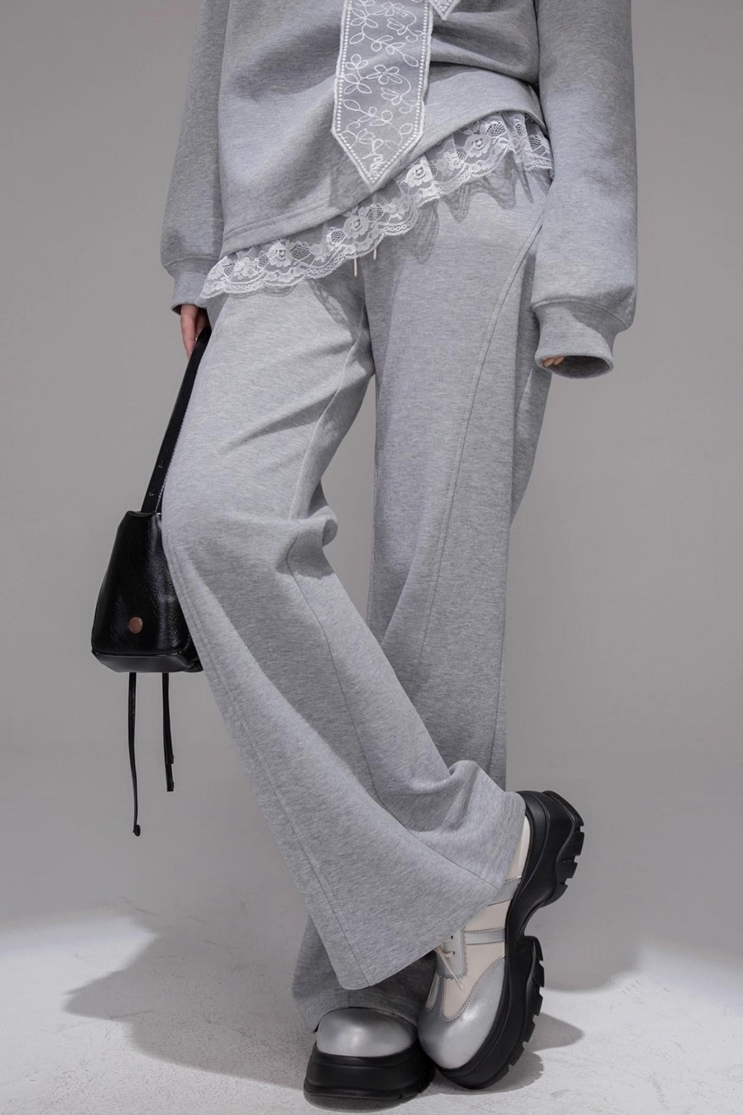 Purple Printed Top & Pants Set