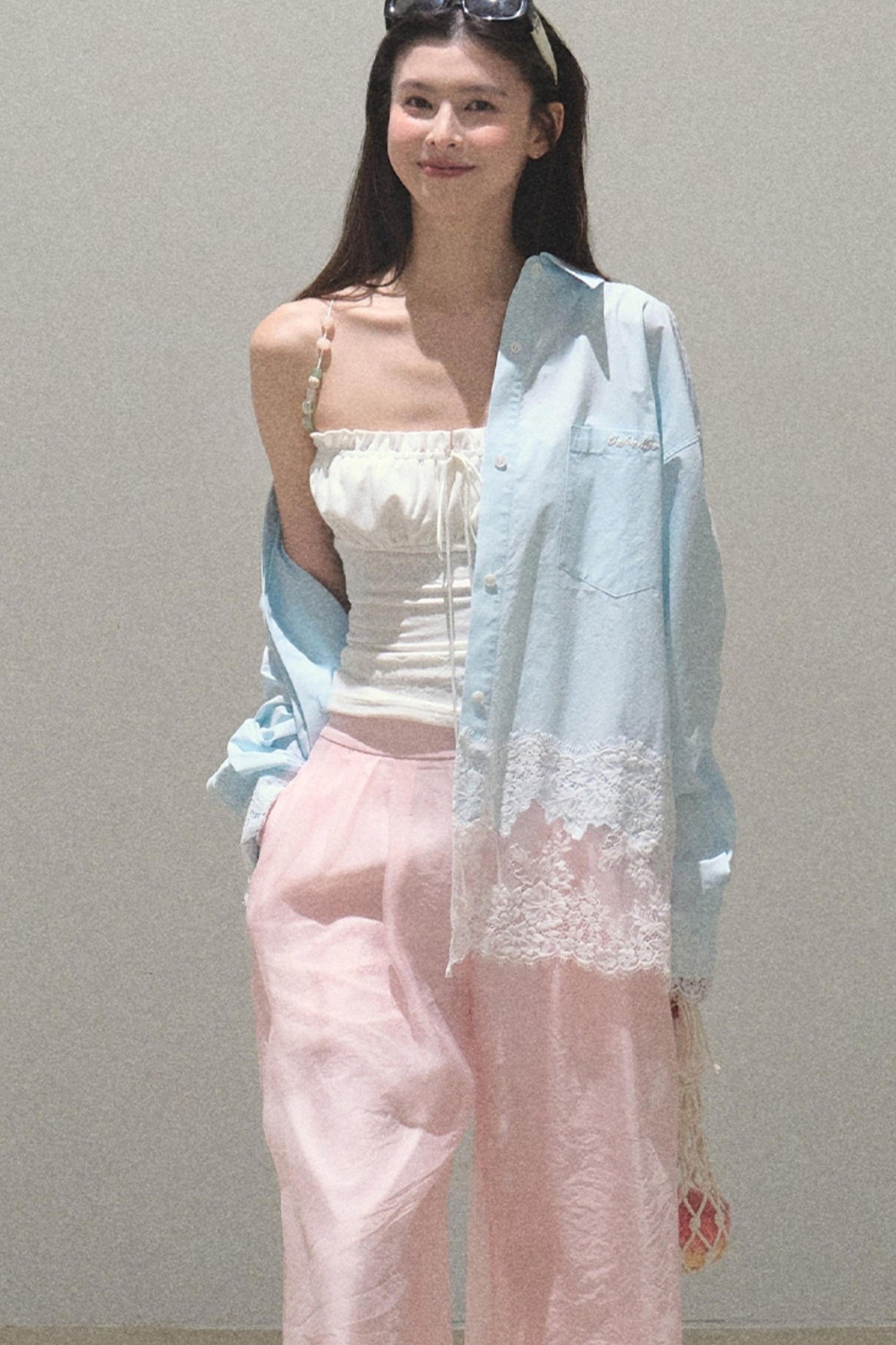 Spring Sea Lace Shirt