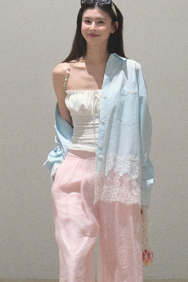 Spring Sea Lace Shirt