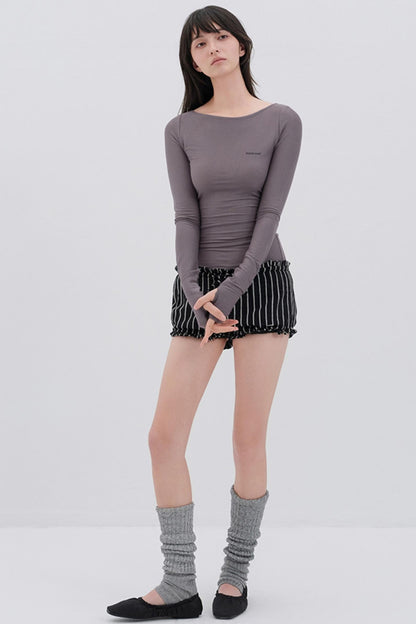 Soft Fleece Striped Pants