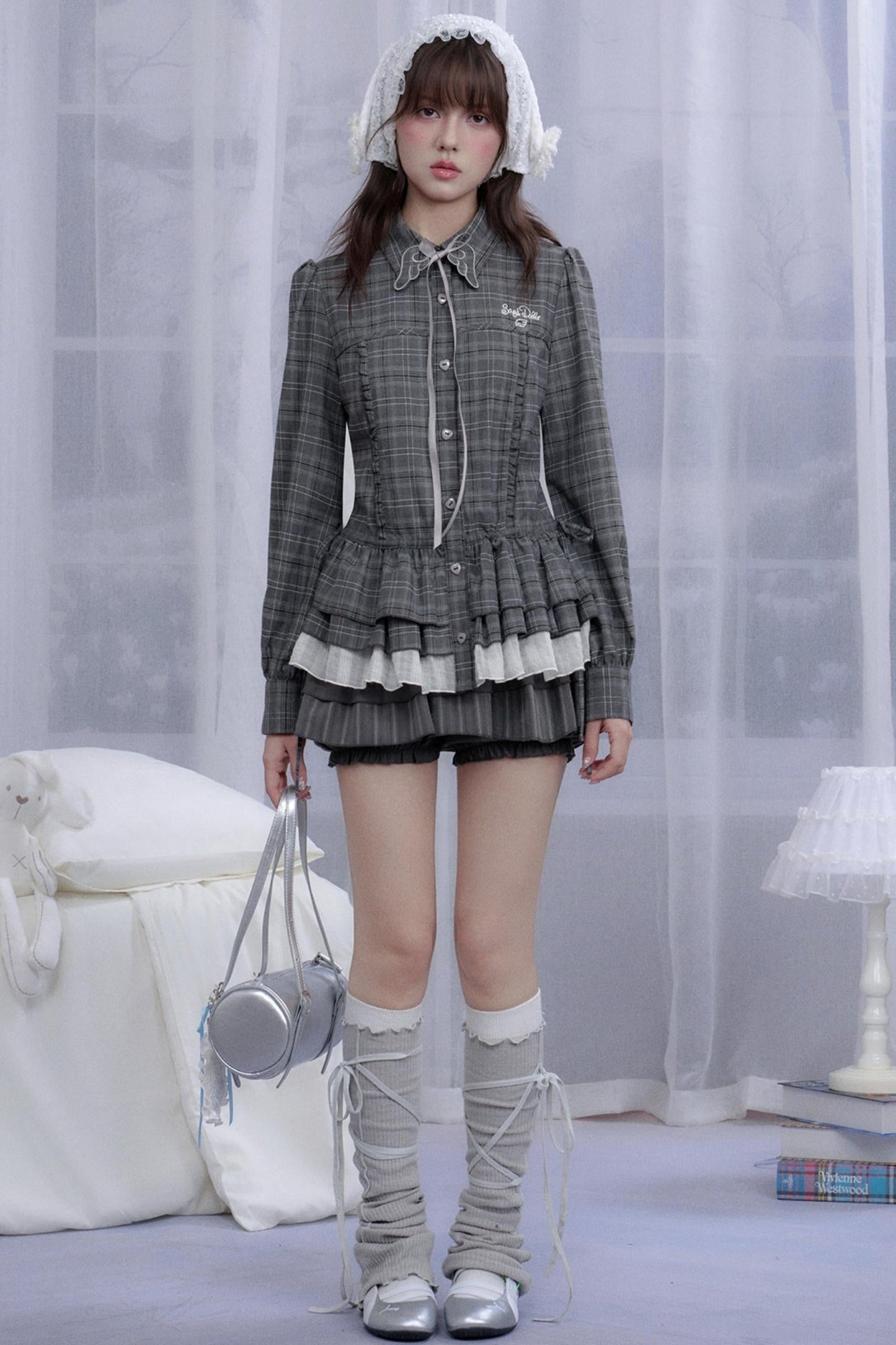 Whisper Long-Sleeved Dress Set-Up