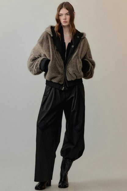 Velvet Rope Suede Sweatshirt