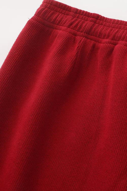 Pink Stretchy Casual Pants