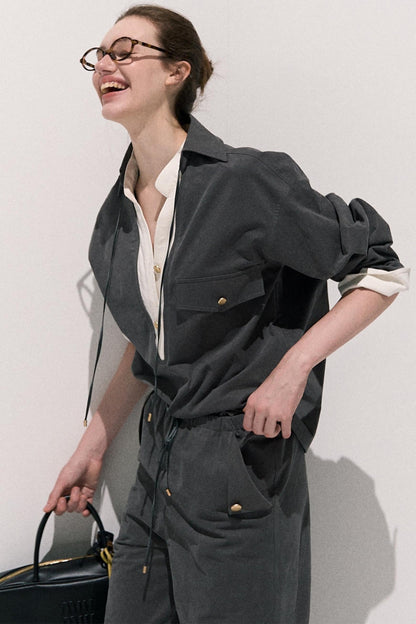 High Contrast Cotton Two-Piece Set-Up